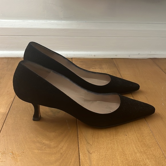 AUTHENTIC manolo blahnik kitten heel pumps - Picture 4 of 6